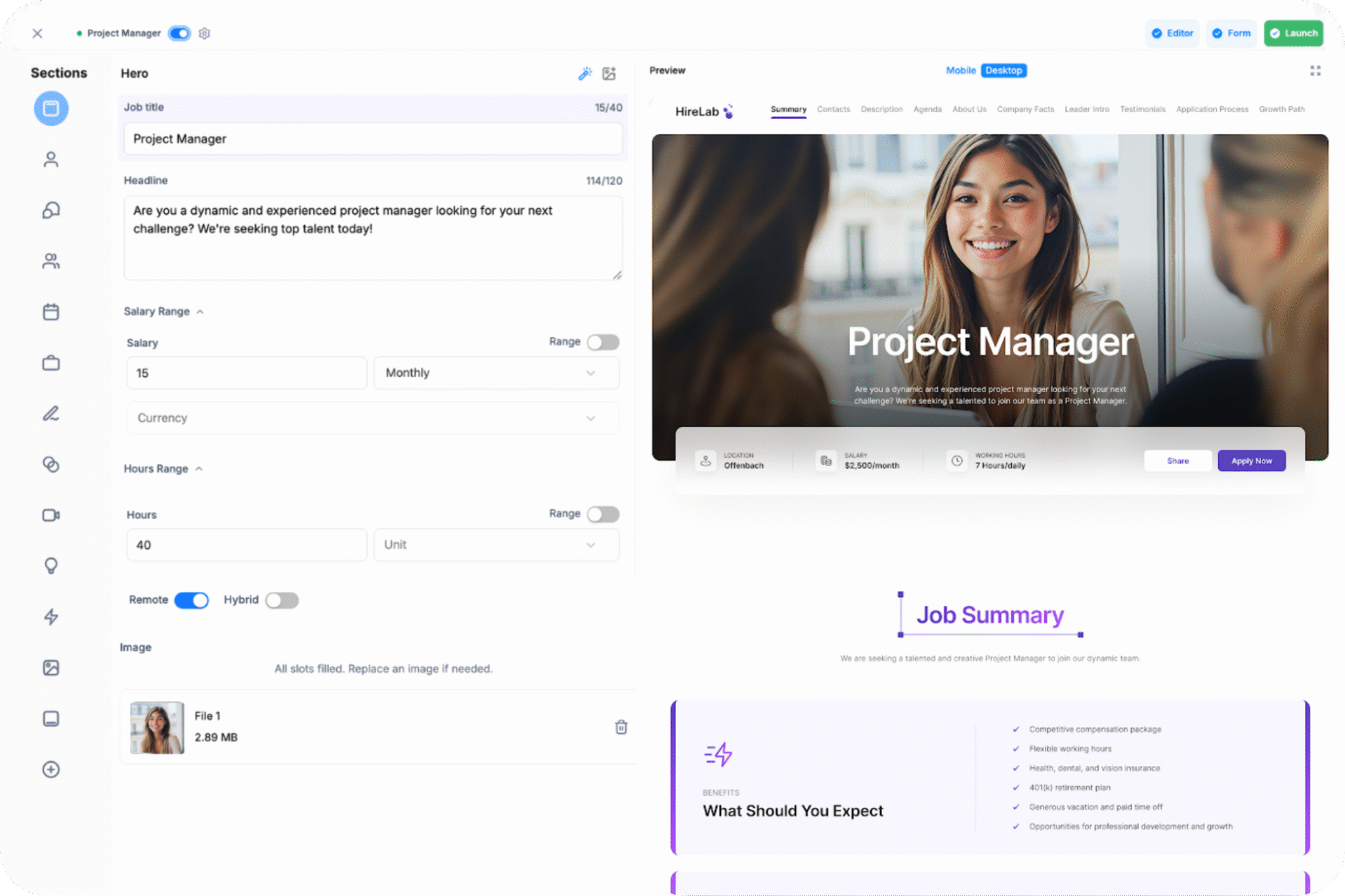 HireLab-Recruitment-Landing-Pages
